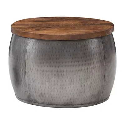 Asstd National Brand Kirkglen Living Room Collection End Table In Silver