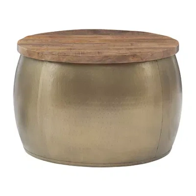 Asstd National Brand Kirkglen Living Room Collection End Table In Yellow