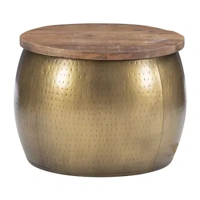 Asstd National Brand Kirkglen Living Room Collection End Table In Yellow