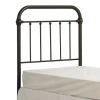 Asstd National Brand Kirkland Metal Headboard In Brown