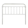 Asstd National Brand Kirkland Metal Headboard In White