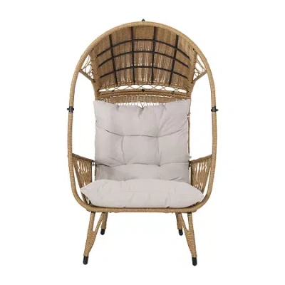 Asstd National Brand Kylie Egg Chair In Sand