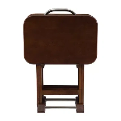 Asstd National Brand Lacarpe 4-pc. Tv Tray Table With Stand In Red