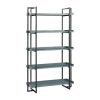 Asstd National Brand Lackomb Home Office Collection 5-shelf Bookcase In Blue