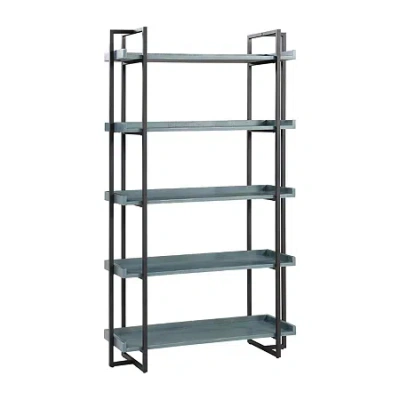 Asstd National Brand Lackomb Home Office Collection 5-shelf Bookcase In Blue