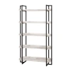 Asstd National Brand Lackomb Home Office Collection 5-shelf Bookcase In White