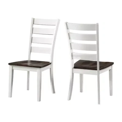 Asstd National Brand Landry Dining 2-piece Side Chair In White