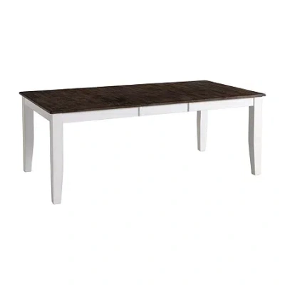 Asstd National Brand Landry Dining Collection Rectangular Wood-top Dining Table In White