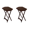 Asstd National Brand Laney Living Room Collection 2-pc. Tv Tray Table In Brown