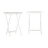 Asstd National Brand Laney Living Room Collection 2-pc. Tv Tray Table In White