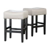 Asstd National Brand Laramie 2-pc. Counter Height Upholstered Bar Stool In Sand