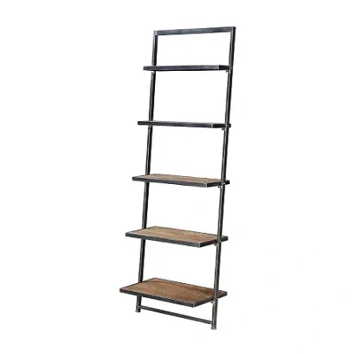 Asstd National Brand Laredo Office And Library Collection 5-shelf Bookcase In Black