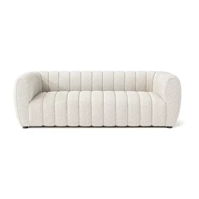 Asstd National Brand Laura Track-arm Sofa In White