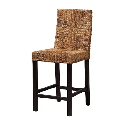 Asstd National Brand Laymi Counter Height Bar Stool In Brown
