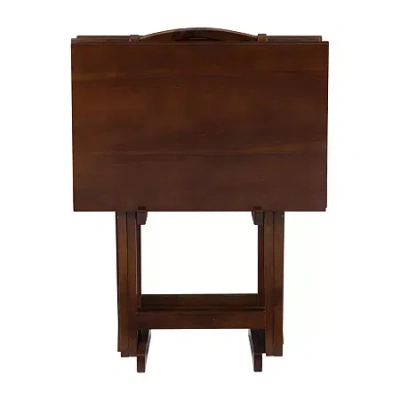 Asstd National Brand Leahy 4-pc. Tv Tray Table In Brown