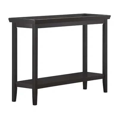 Asstd National Brand Ledgewood Console Table In Black