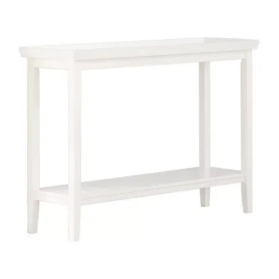 Asstd National Brand Ledgewood Console Table In White