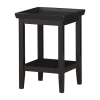 Asstd National Brand Ledgewood End Table In Black