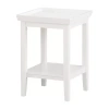 Asstd National Brand Ledgewood End Table In White