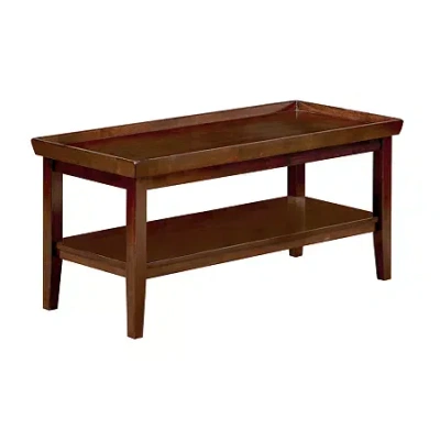 Asstd National Brand Ledgewood Living Room Collection Coffee Table In Brown