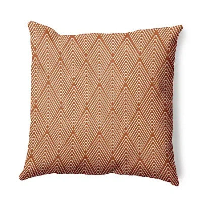 Asstd National Brand Lifeflor Square Throw Pillow In Orange