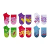 Asstd National Brand Little & Big Kid Girls 6 Pair Care Bears No Show Socks In Pink
