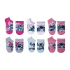 Asstd National Brand Little & Big Kid Girls 6 Pair Lilo & Stitch No Show Socks In Multi
