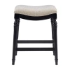 Asstd National Brand Lockhart Big And Tall Backless Counter Stool In Black