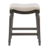 Asstd National Brand Lockhart Big And Tall Backless Counter Stool In Gray