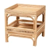 Asstd National Brand Lombok Rattan End Table In White