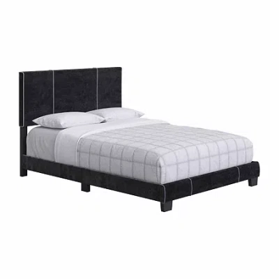Asstd National Brand Lucena Platform Bed Frame In Black
