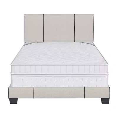 Asstd National Brand Lucena Upholstered Platform Bed In Sand