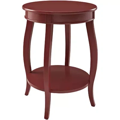 Asstd National Brand Madison Accent Table In Red