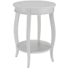 Asstd National Brand Madison Accent Table In White