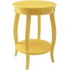 Asstd National Brand Madison Accent Table In Yellow