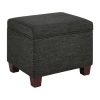 Asstd National Brand Madison Storage Ottoman In Gray