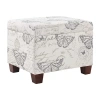 Asstd National Brand Madisson Cushioned Storage Ottoman In Sand