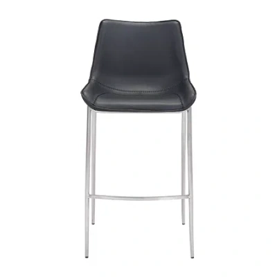 Asstd National Brand Magnus 2-pc. Upholstered Bar Stool In Black
