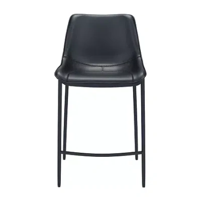 Asstd National Brand Magnus 2-pc. Upholstered Bar Stool In Black