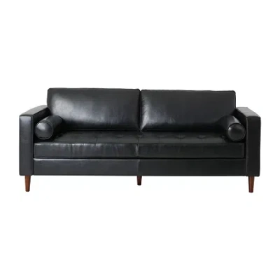 Asstd National Brand Malinta Track-arm Sofa In Black