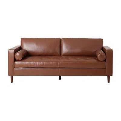 Asstd National Brand Malinta Track-arm Sofa In Brown