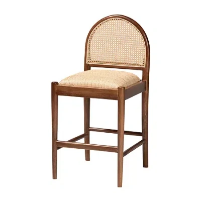 Asstd National Brand Maryland Counter Height Bar Stool In Brown