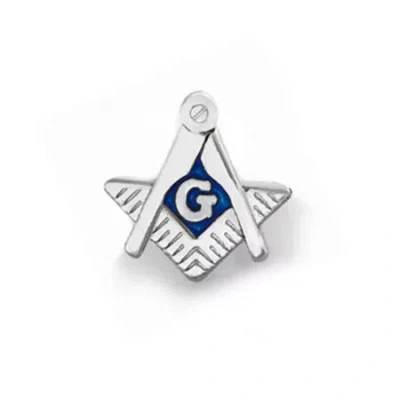 Asstd National Brand Masonic Emblem Tie Tack In Silver