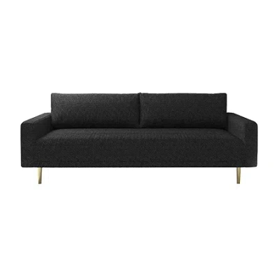 Asstd National Brand Megan Track-arm Sofa In Black