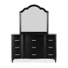 Asstd National Brand Melodi Parc 9-drawer Dresser In Black