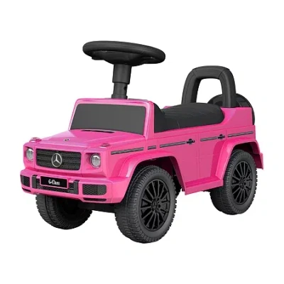 Asstd National Brand Mercedes Gwagon Push Car Ride-on Car In Transparent