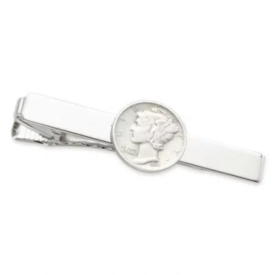 Asstd National Brand Mercury Dime Tie Bar In White