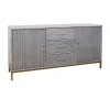 Asstd National Brand Milano Sideboard In Gray
