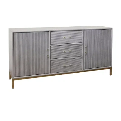 Asstd National Brand Milano Sideboard In Gray