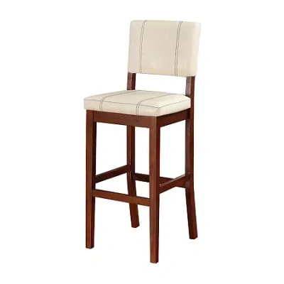 Asstd National Brand Milano Upholstered Bar Stool In Black